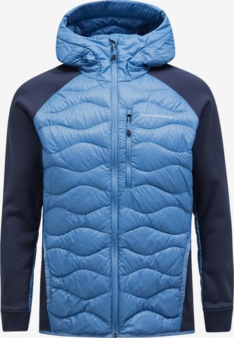 PEAK PERFORMANCE Funktionsjacke M Helium Down Hybrid Hood in Blau: predná strana