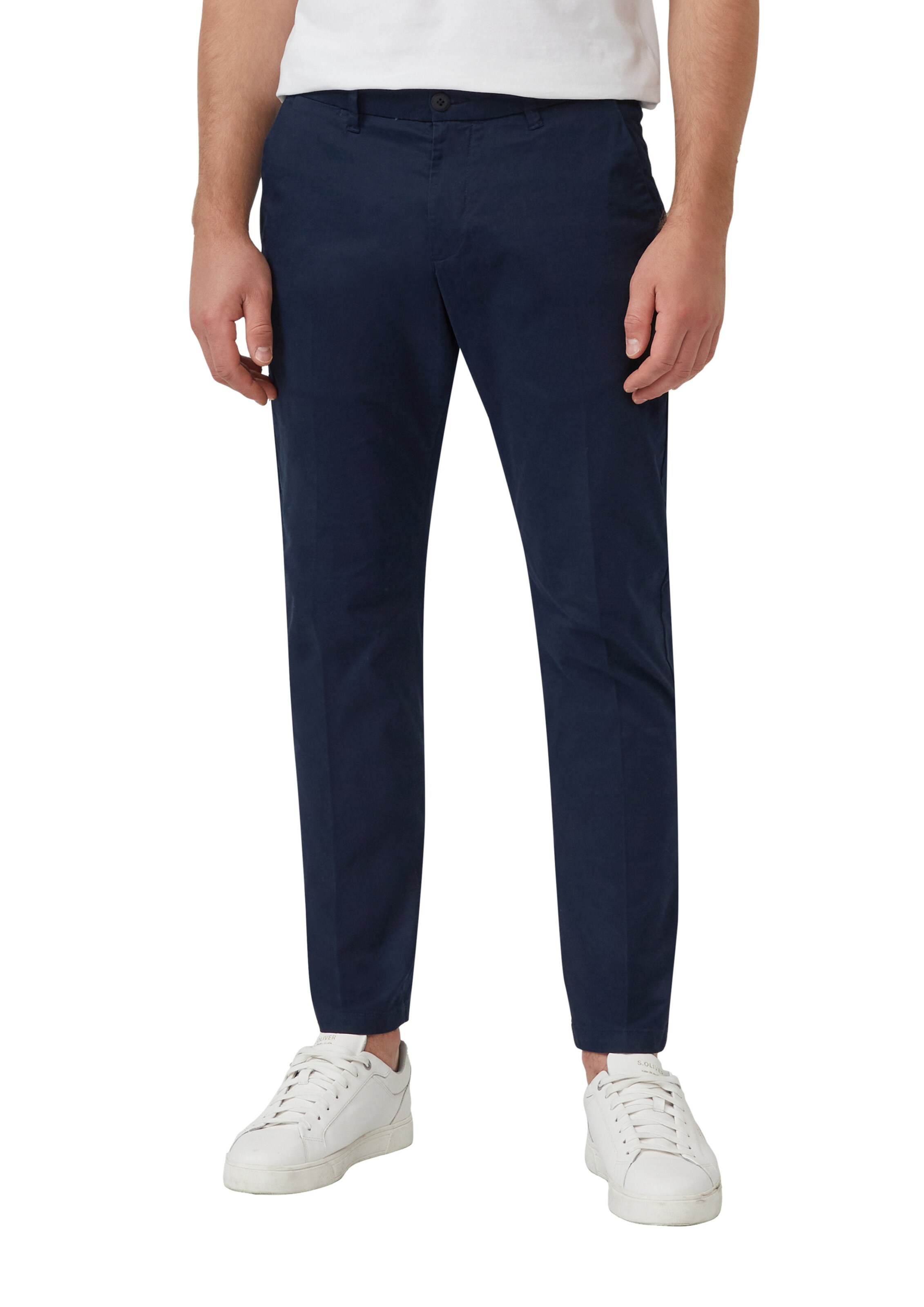 Regular Pantalon chino s.Oliver BLACK LABEL en bleu : devant