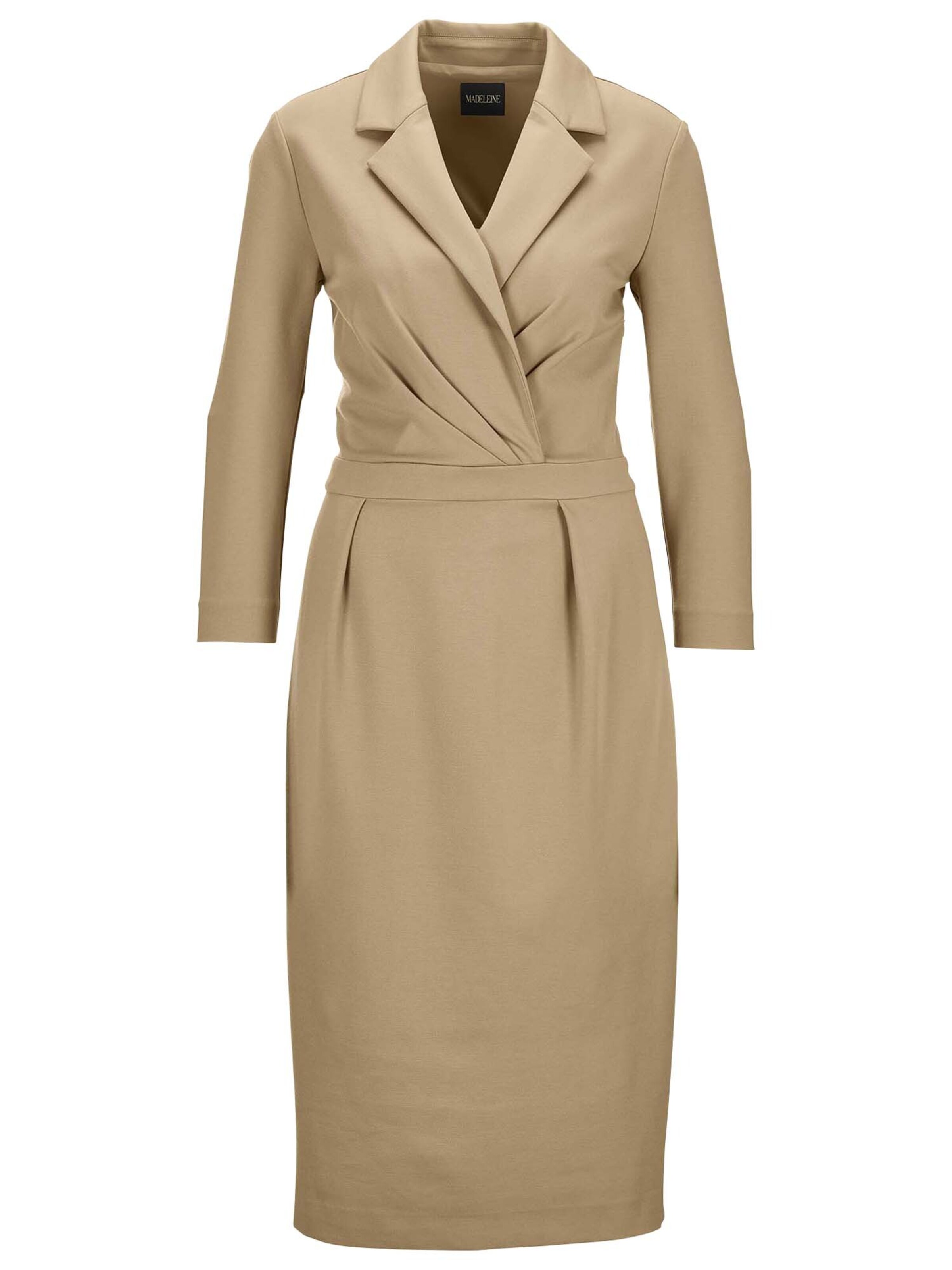 MADELEINE Kleid in Beige: Vorderseite