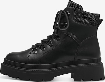 TAMARIS - Botines con cordones en negro