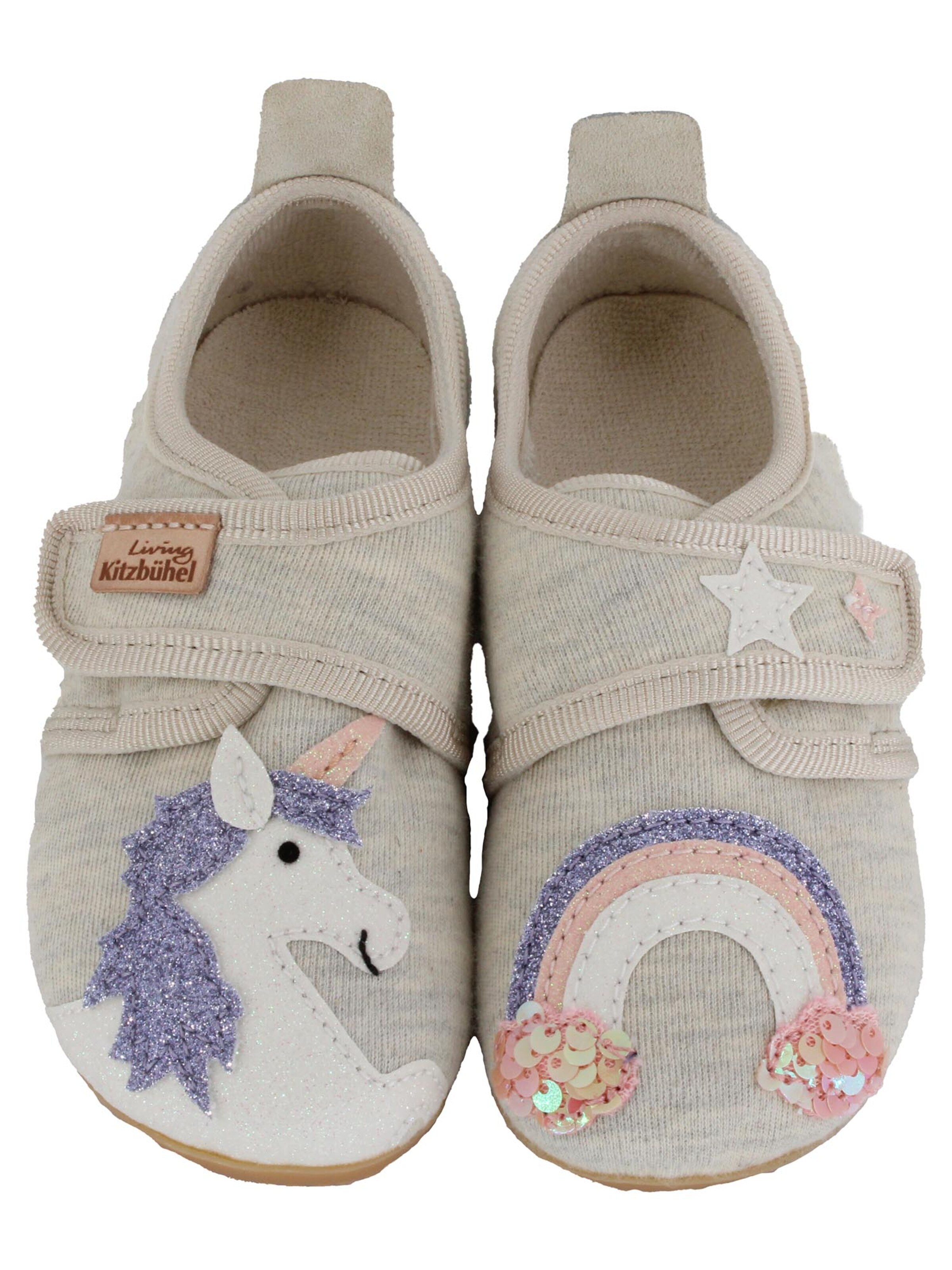 Living Kitzbühel Slipper 'Einhornzauber' in Beige