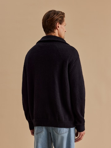 DAN FOX APPAREL Cardigan 'John' i sort