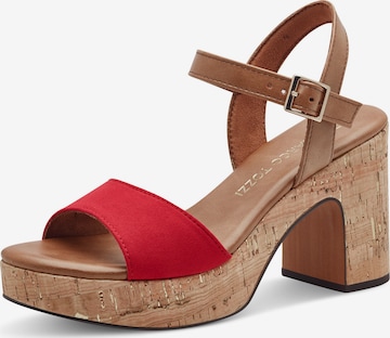 Sandalo di MARCO TOZZI in rosso: frontale