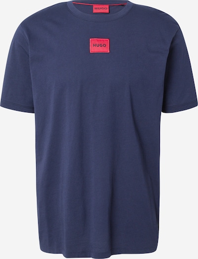HUGO Koszulka 'Diragolino212' w kolorze atramentowy / czerwonym, Podgląd produktu