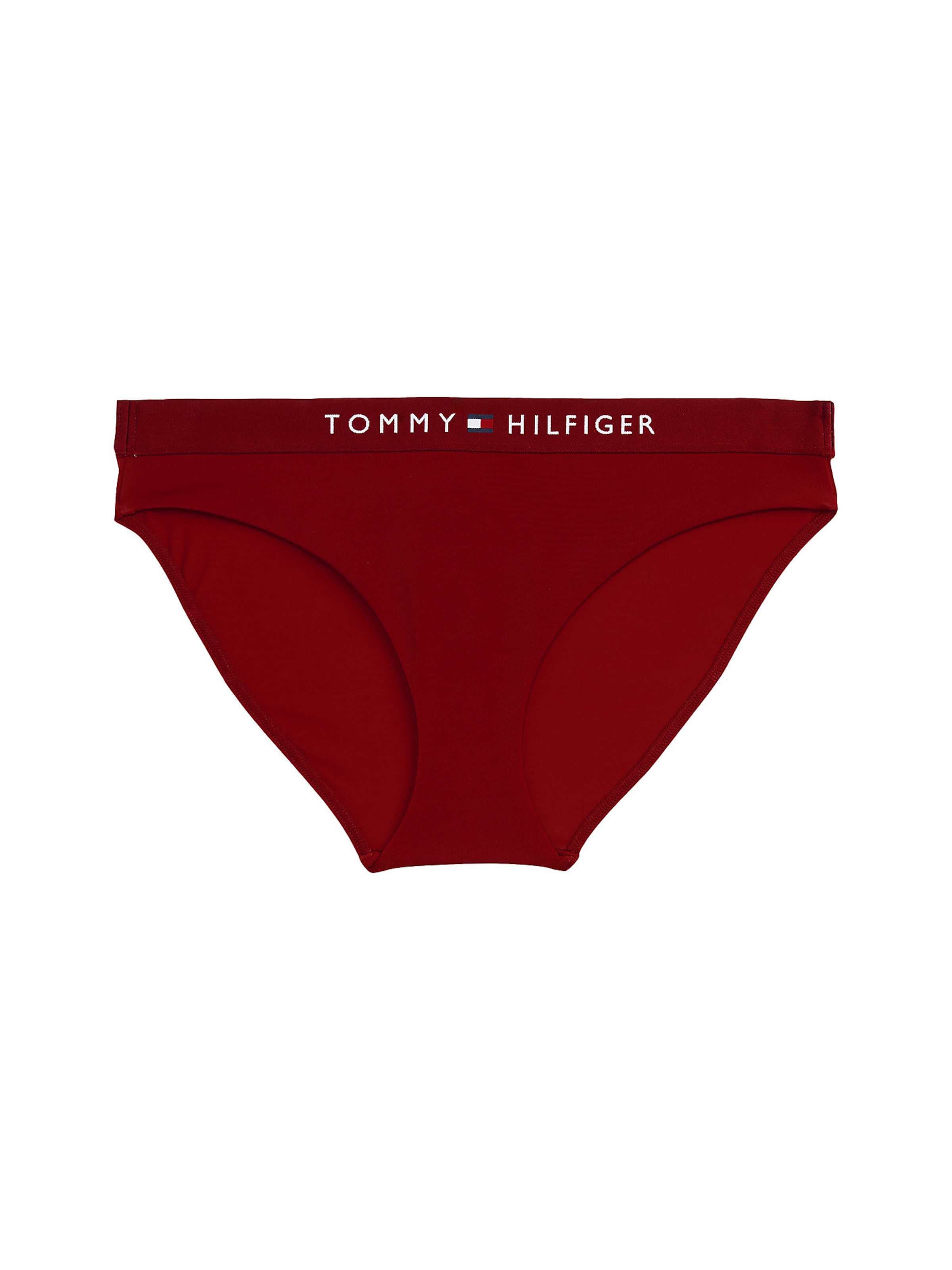 Bas de bikini Tommy Hilfiger Underwear en rouge : devant