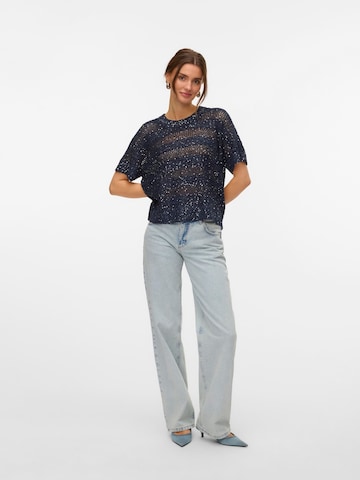 VERO MODA Trui 'VMLEILANI' in Blauw