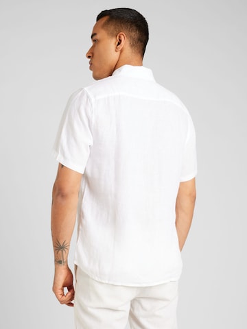 balta Abercrombie & Fitch Standartinis modelis Marškiniai 'FEB4'