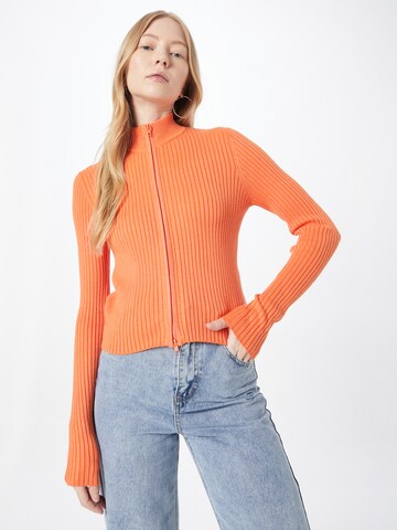 Envii Cardigan 'BLAISE' i orange: forside