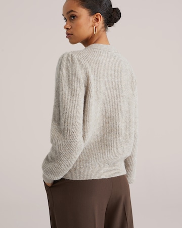 WE Fashion - Casaco de malha em bege