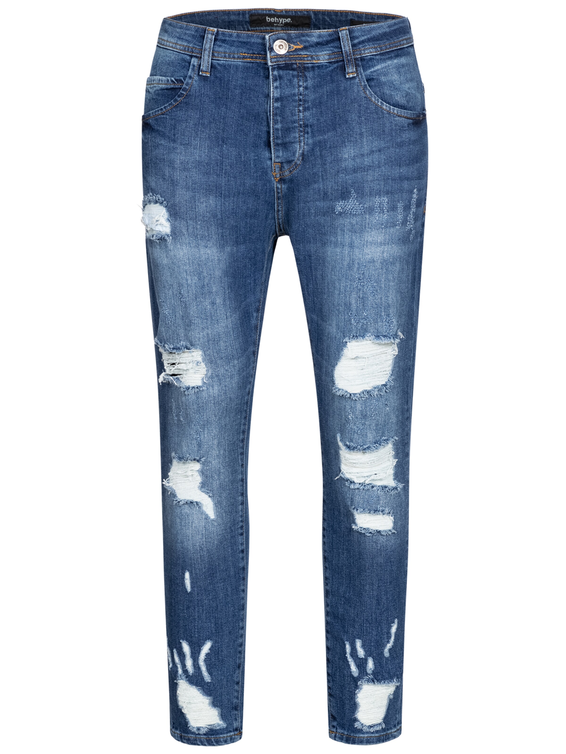 Männer Jeans behype Jeanshose 'Dino' in Blau - QU27200