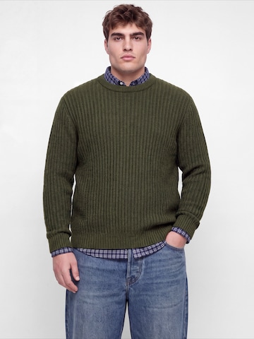 žalia Jack & Jones Plus Megztinis 'JJJAXON': priekis