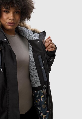Ragwear Winterparka 'Tawny' in Schwarz