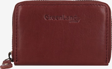 Greenland Nature Wallet in Red: front