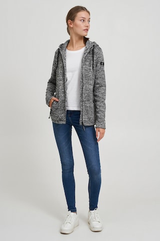 Oxmo Fleece jas 'Kajsa' in Zwart