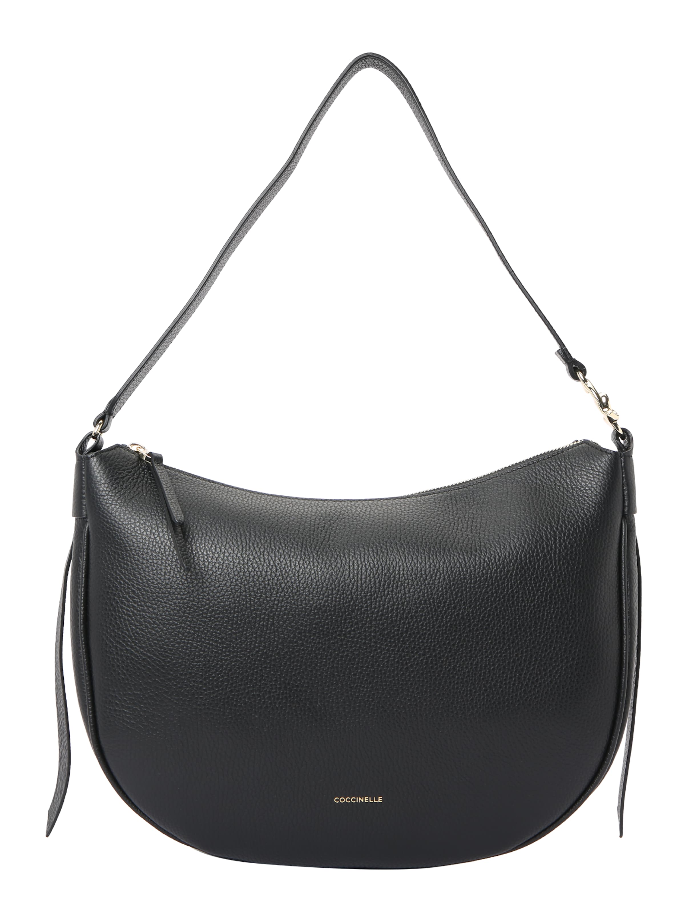 Coccinelle Kabelka na rameno 'C-Easy' - Čierna: predná strana
