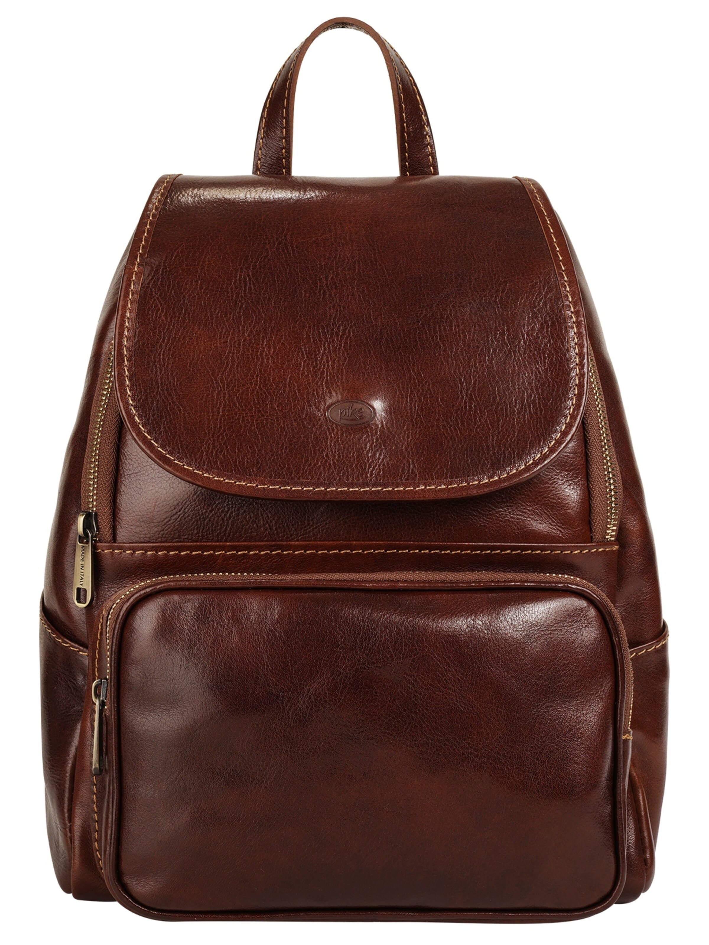 piké Backpack in Brown: front