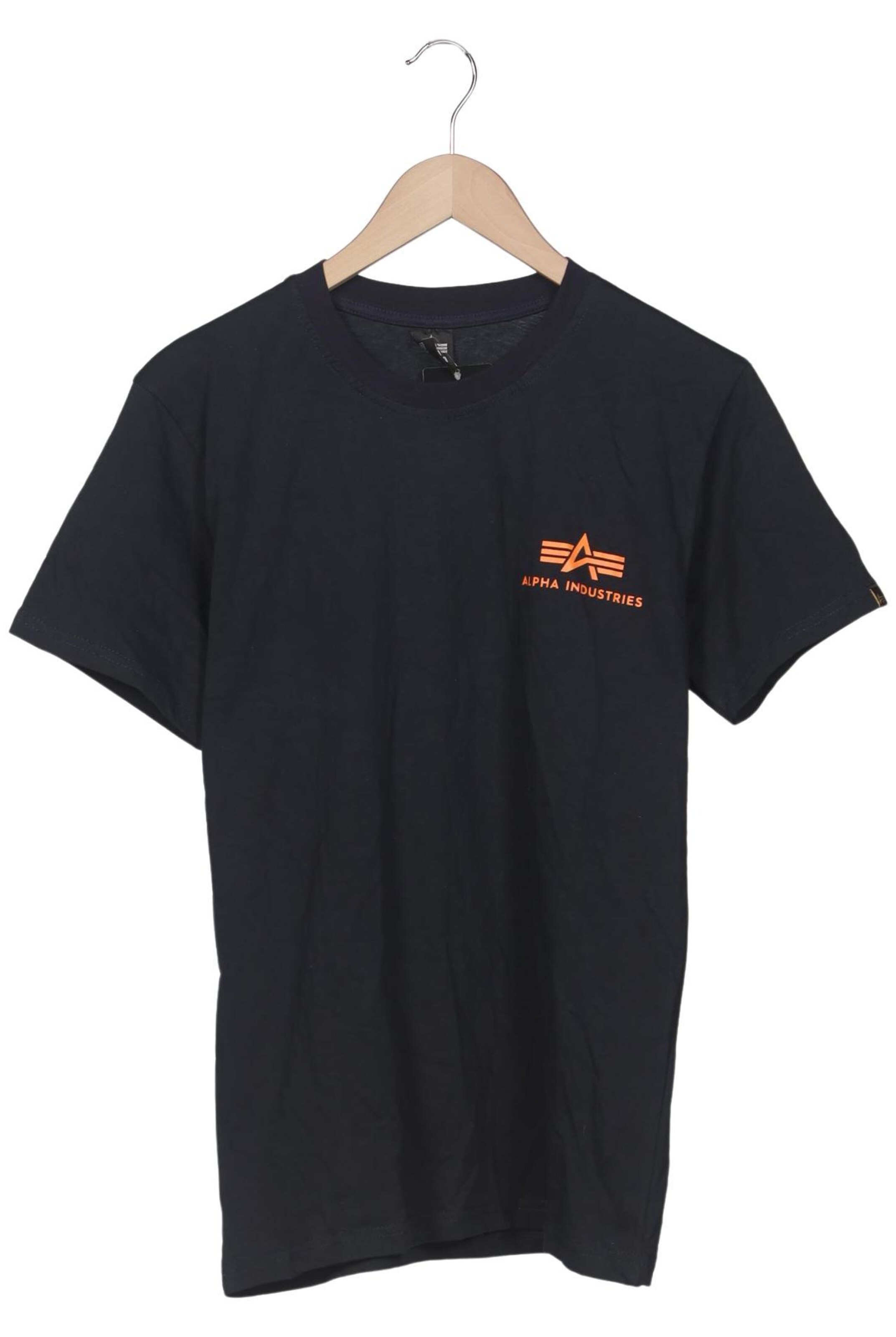 ALPHA INDUSTRIES Shirt in L in Black: front