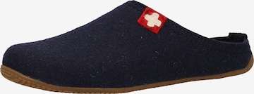 Living Kitzbühel Slippers in Blue: front
