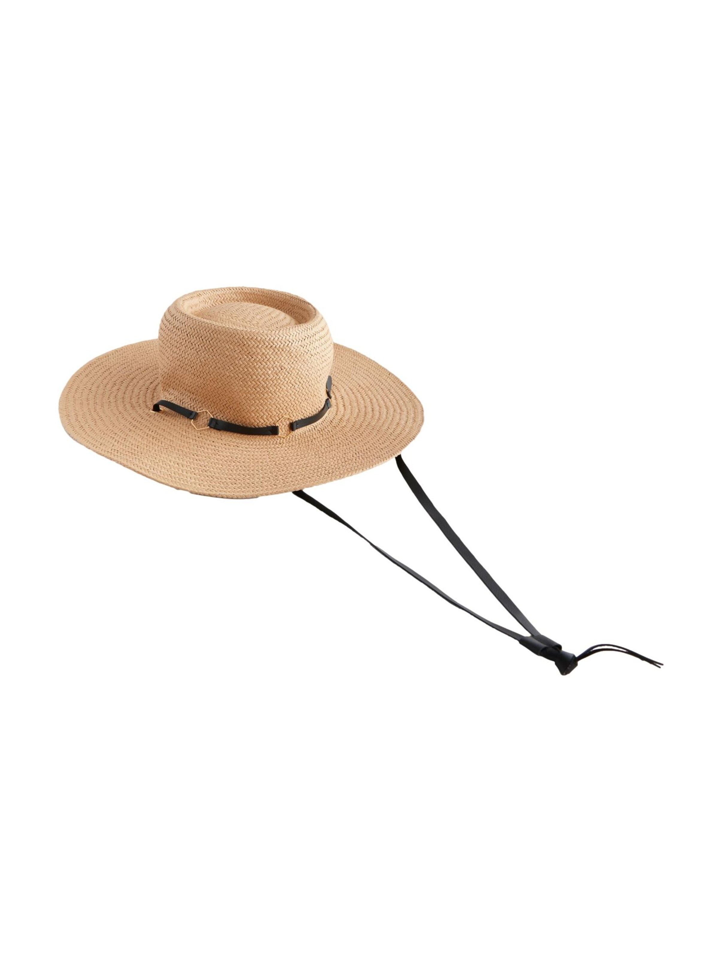 Next Hoed in Beige: voorkant