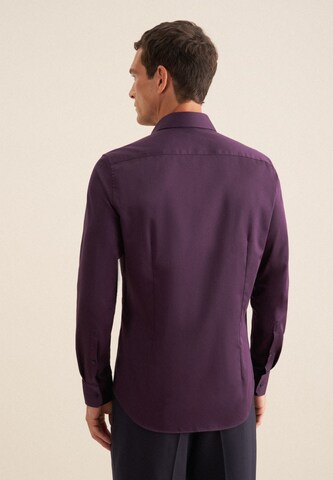 SEIDENSTICKER Slim Fit Hemd 'Smart Classics' in Lila