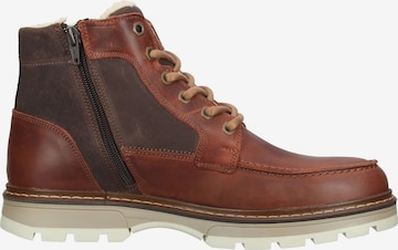 BULLBOXER Lace-Up Boots in Brown