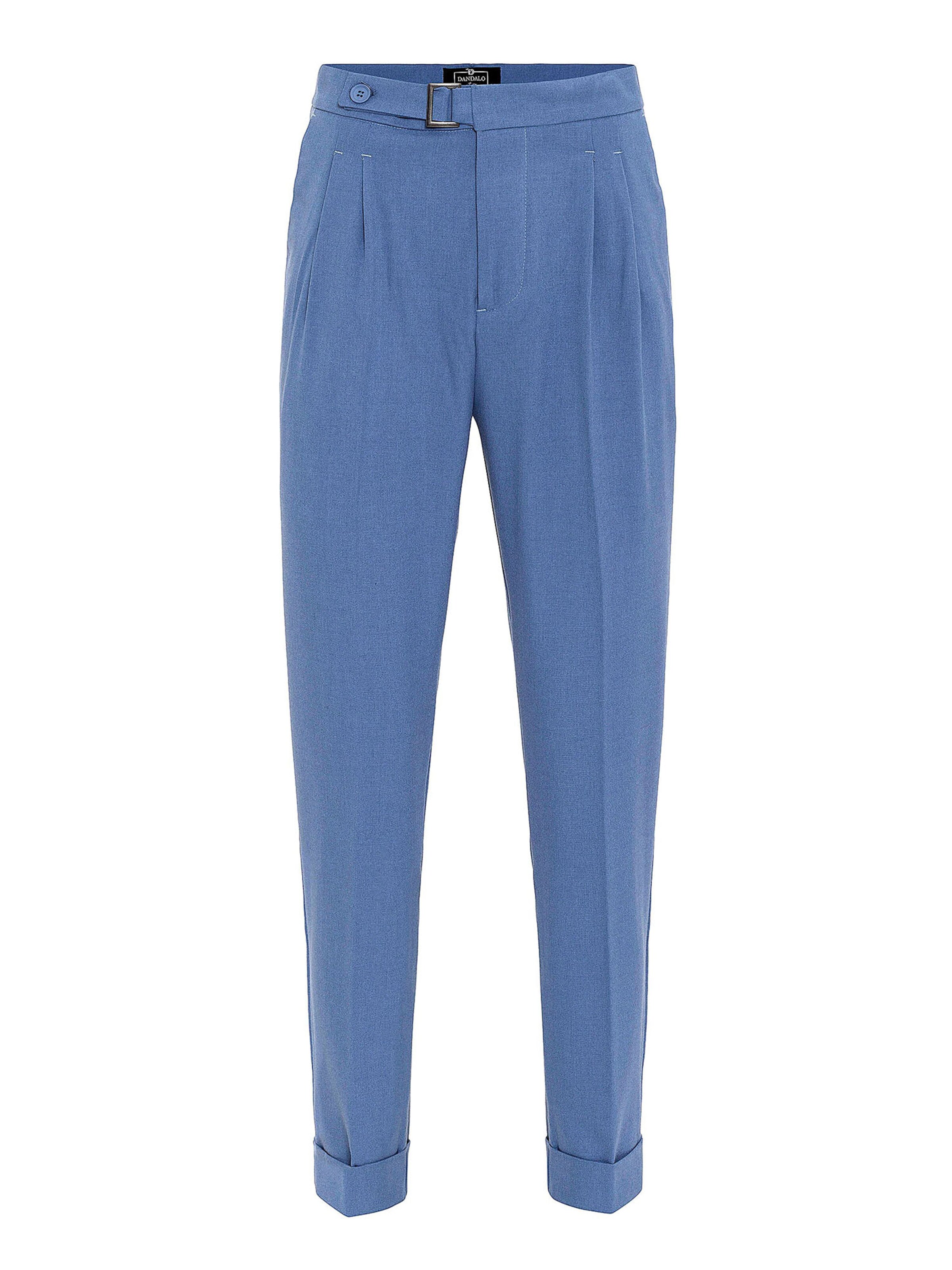 Dandalo Slimfit Nadrág - kék: elől