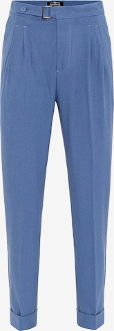 DandaloSlimfit Hlače - plava boja: prednji dio