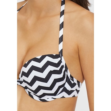 Push-up Top per bikini di LASCANA in nero