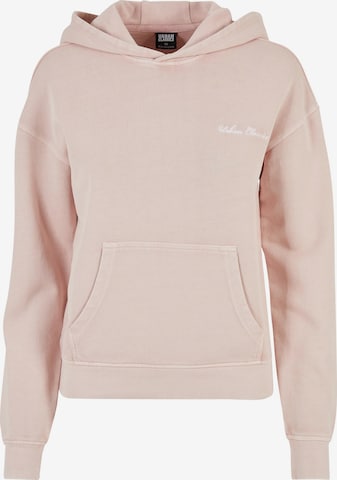 Sweat-shirt Urban Classics en rose : devant