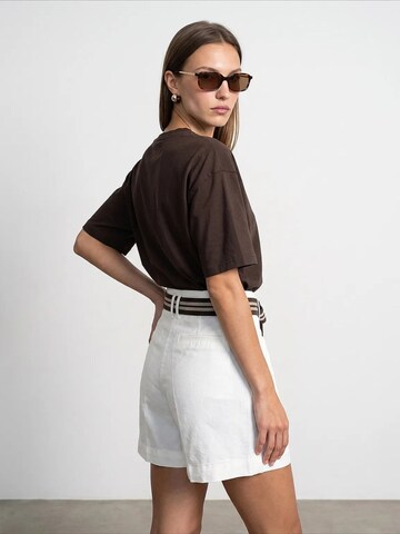 Dilvin Shirt 'T-Shirts' in Brown