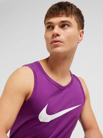 purpurinė Nike Sportswear Marškinėliai 'ICON SWOOSH'
