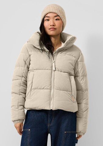 Veste d’hiver QS en beige : devant