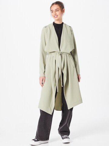 OBJECT Between-Seasons Coat 'Annlee' in Green: front