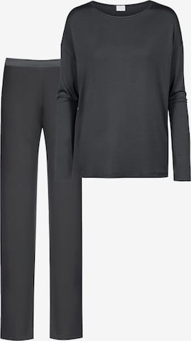 Mey Pyjama 'Pure Chic' in Grau: Vorderseite