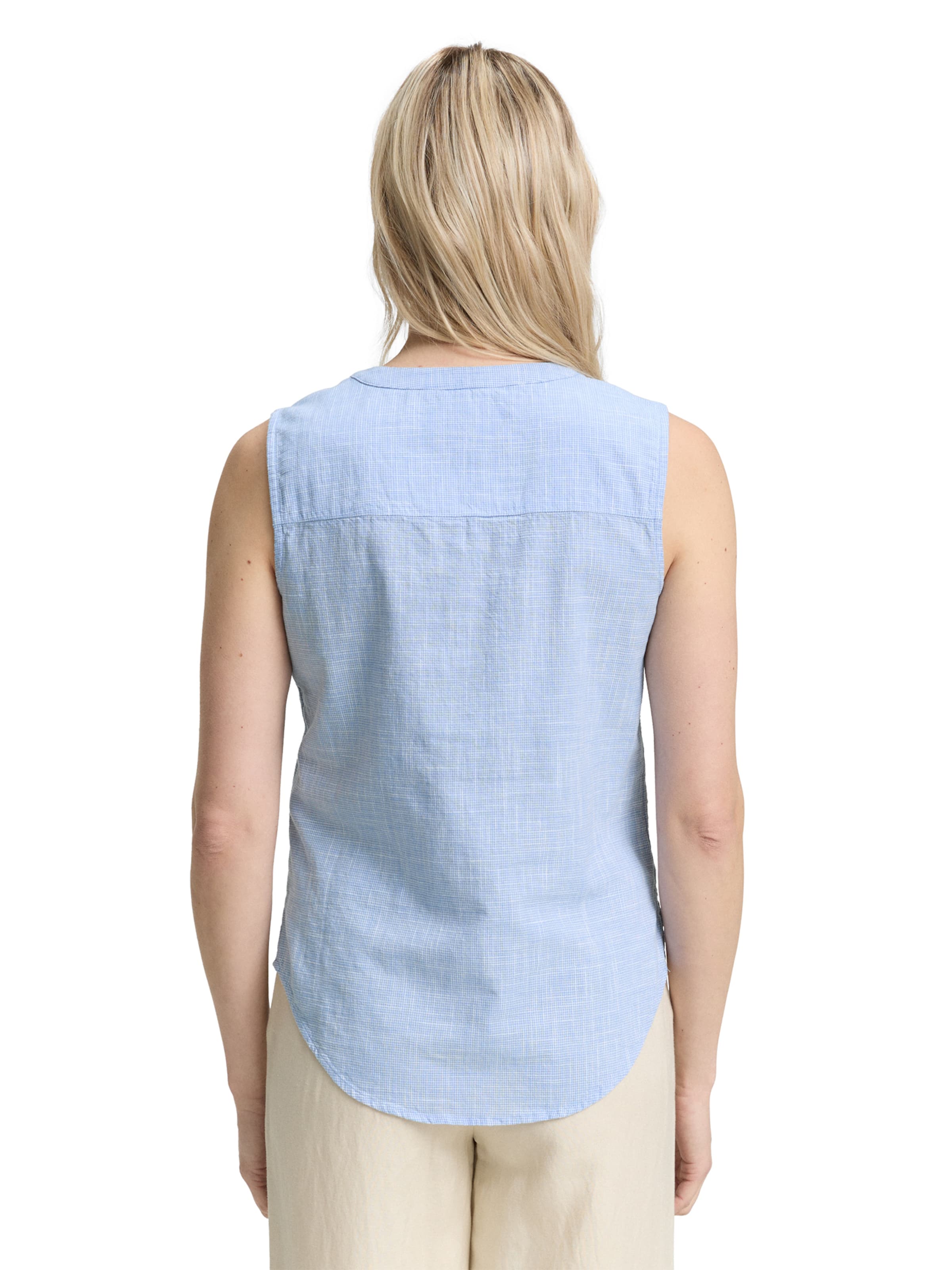 Chemisier TOM TAILOR en bleu