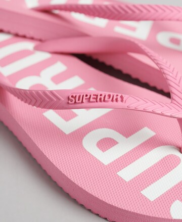 Superdry Zehentrenner in Pink