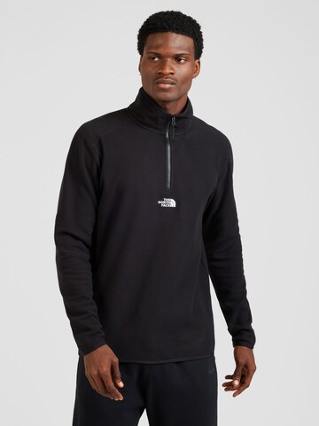 THE NORTH FACE Bluzka sportowa 'Glacier' w kolorze czarny: przód