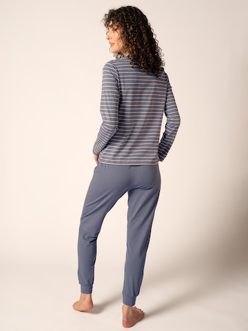 HUBER Pajama ' Night Basic Selection ' in Blue