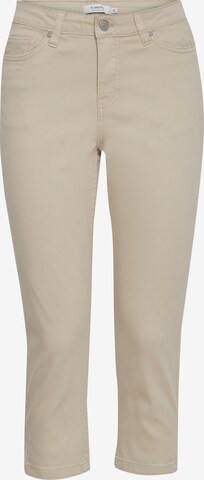 b.young Slim fit Jeans 'BYLOLA BYLIKKE' in Beige: front