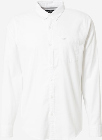 HOLLISTER Regular fit Button Up Shirt in White: front