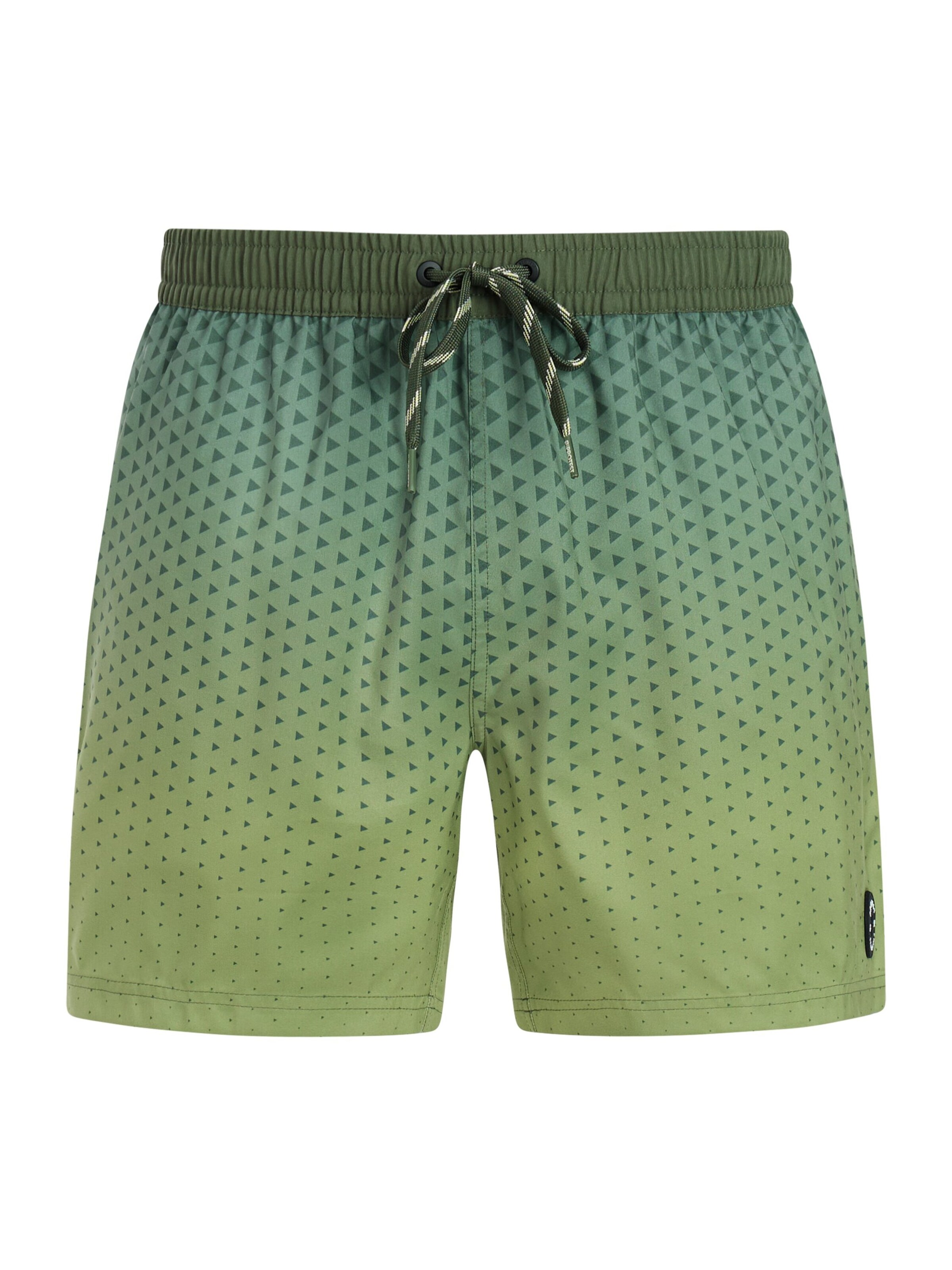 PROTEST Board Shorts 'PRTNorthaw' in Green: front