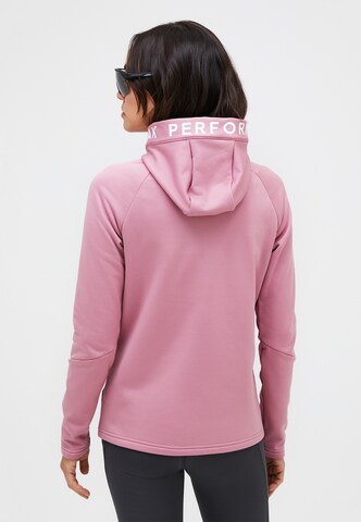 PEAK PERFORMANCE Athletic fleece jacket 'Rider' in Red