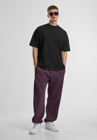 Urban Classics Tapered Trousers in Purple