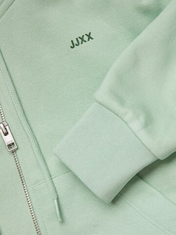 JJXX Zip-Up Hoodie 'Abbie' in Green
