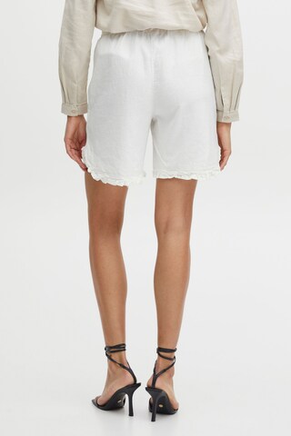 b.young Regular Pants 'Byfalakka Frill' in White