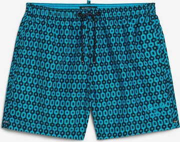 Superdry Board Shorts in Blue: front