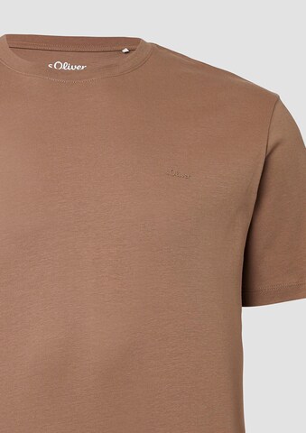 s.Oliver T-Shirt in Braun