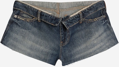 Bershka Shorts in blue denim, Produktansicht