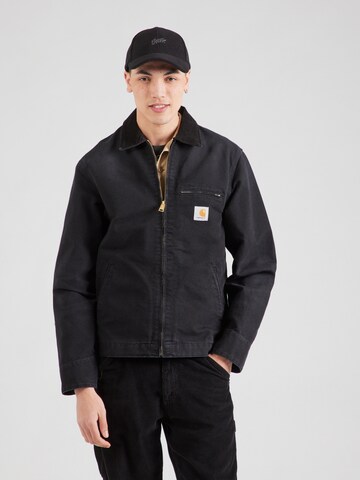 Carhartt WIP Преходно яке 'Detroit' в черно: отпред