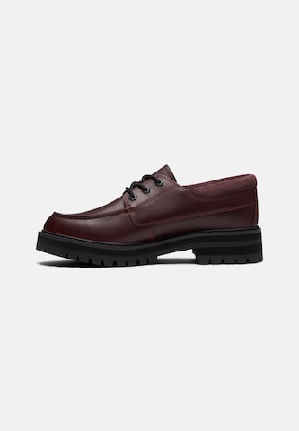 TIMBERLAND Обувки с връзки 'BRITTON DRIVE' в червено